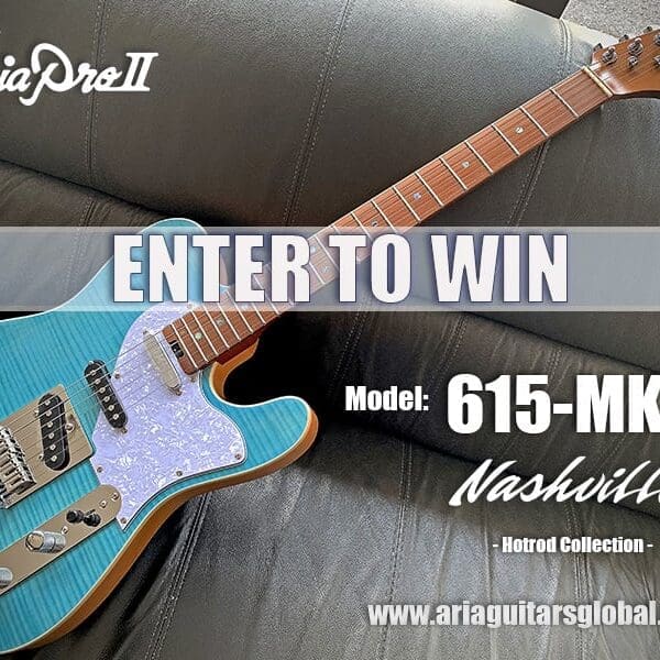 WIN an Aria Pro II 615-MK2 Nashville Guitar