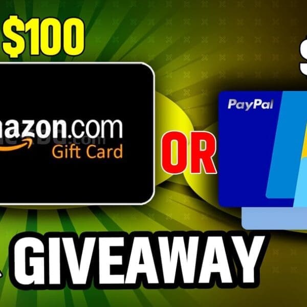 100 Gift Card Giveaway