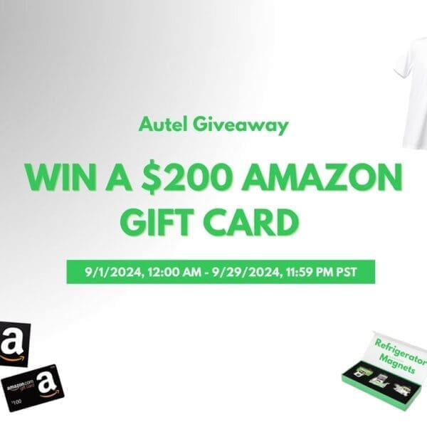 WIN an Amazon E-Gift Card or Autel Gift Set