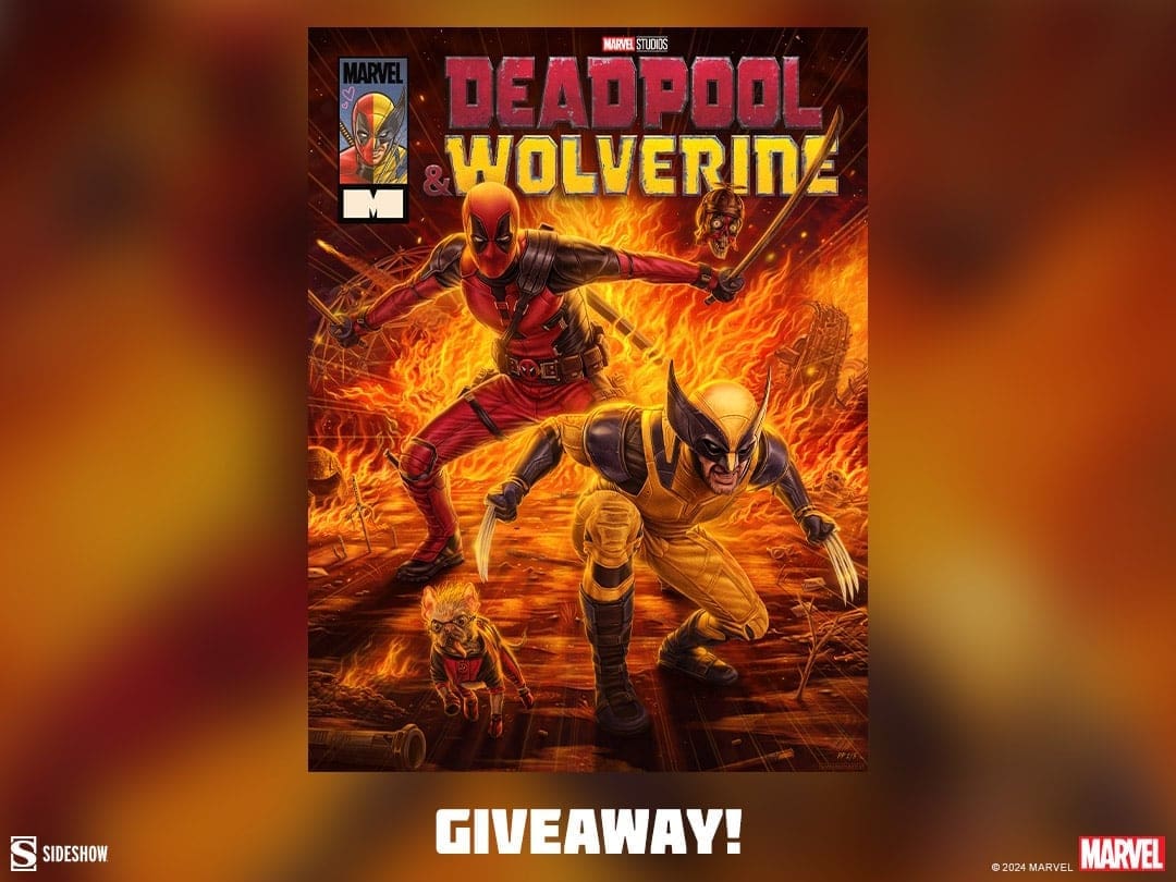 WIN a Deadpool and Wolverine Fine Art Print