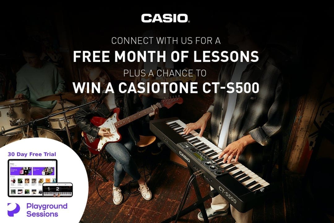 WIN a Casiotone CT-S500 Keyboard