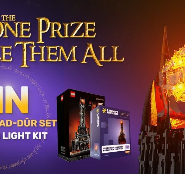 WIN a Barad-Dûr Lego Set And Light Kit