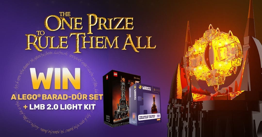 WIN a Barad-Dûr Lego Set And Light Kit