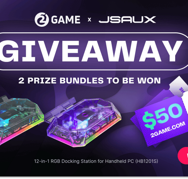 WIN A JSAUX 12-in-1 RGB Docking Station and 2Game Spend