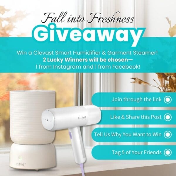 WIN A Clevast Smart Humidifier