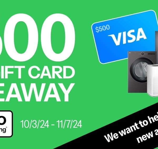 WIN A 500 Visa® Gift Card