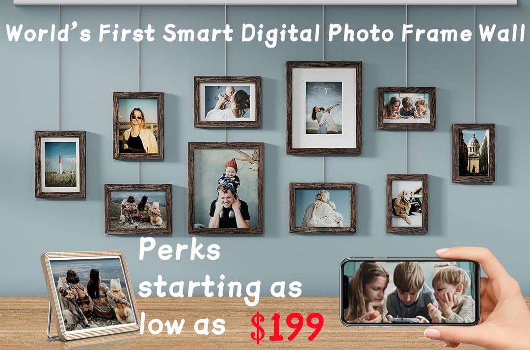 WIN A Smart Picture Frame Wall Set