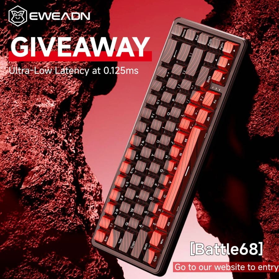 WIN A EWEADN Battle68 Magnetic Switch Keyboard