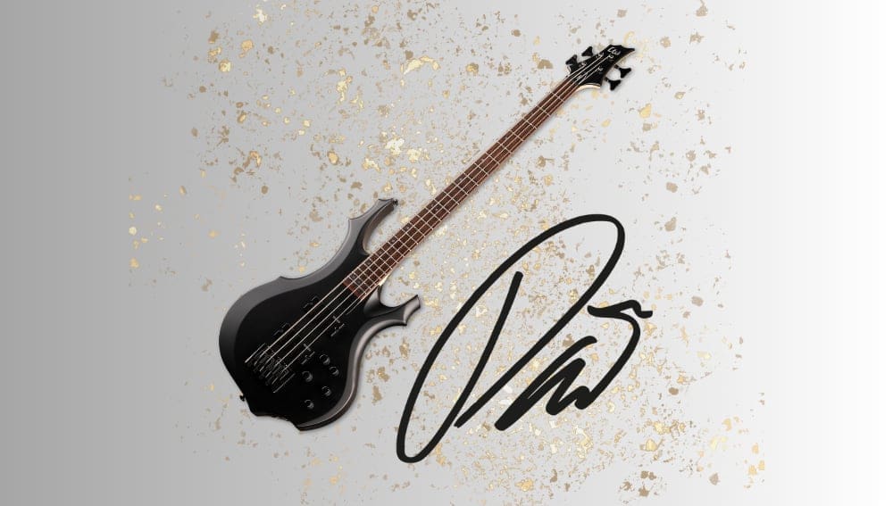 WIN An Esp Ltd F-204 Black Satin Bass Guitar