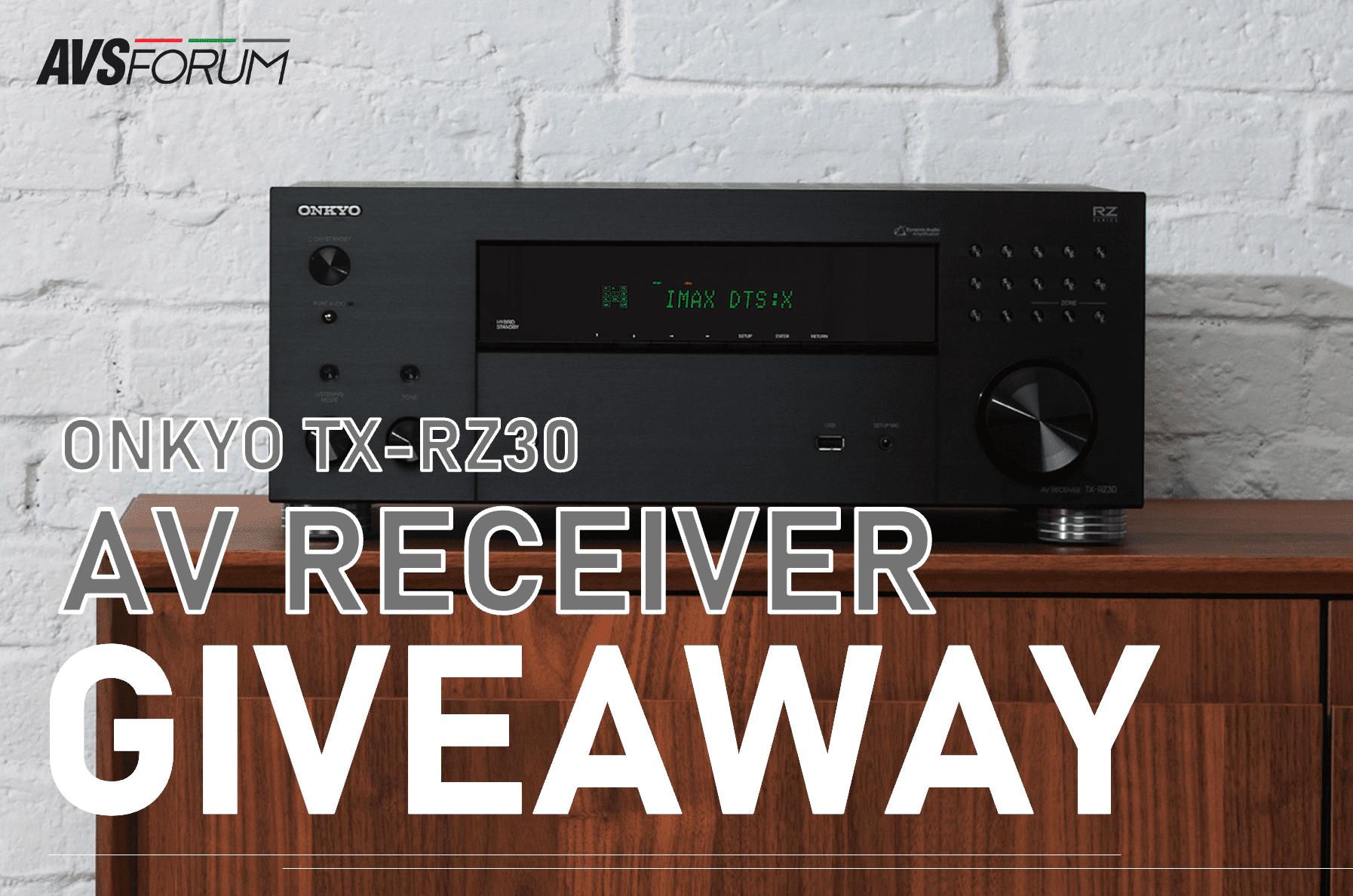 WIN an Onkyo TX-RZ30 AV Receiver