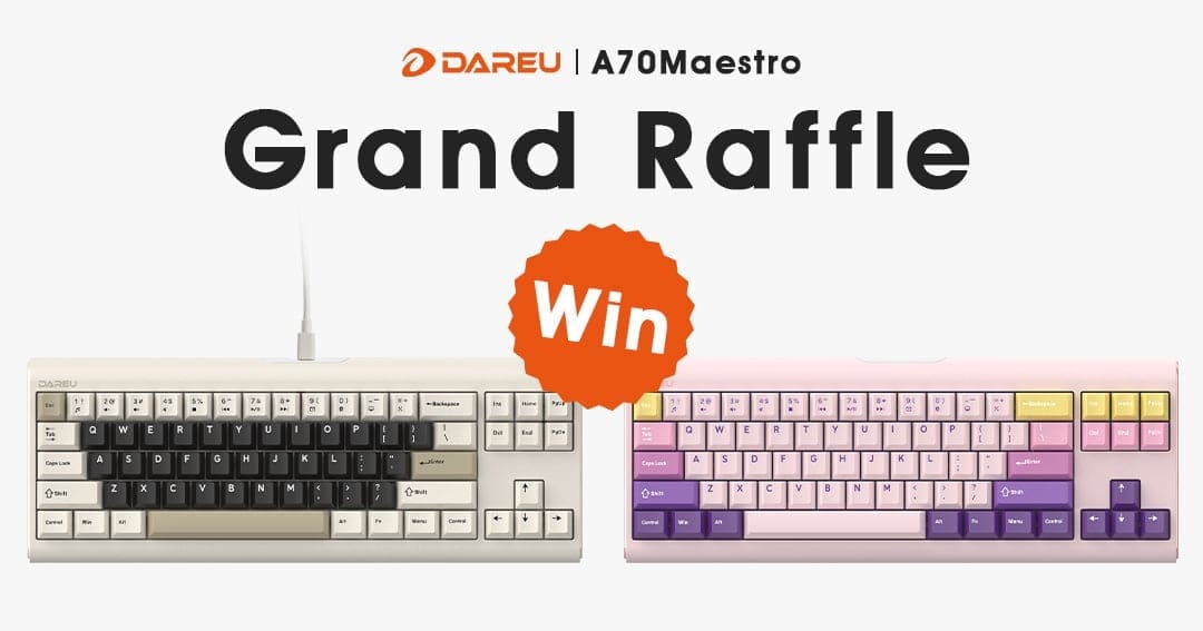 WIN A Dareu A70 Maestro Keyboard And Cashback Rewards