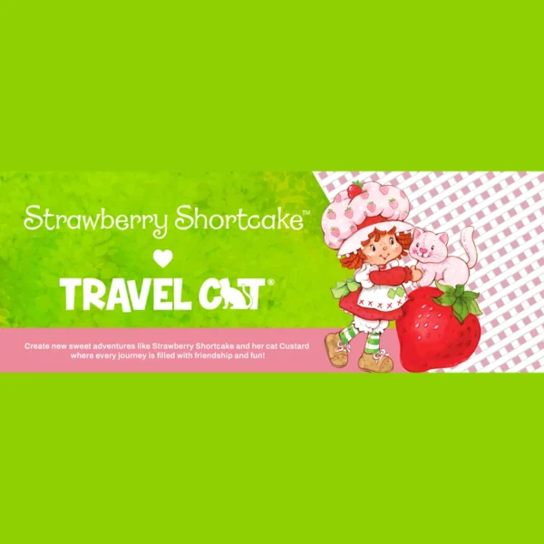 WIN A Strawberry Shortcake X Travel Cat Collection