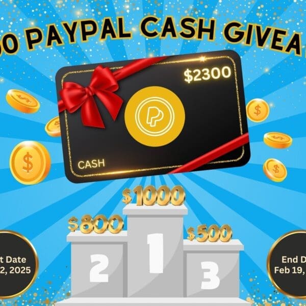 WIN A Paypal Cash