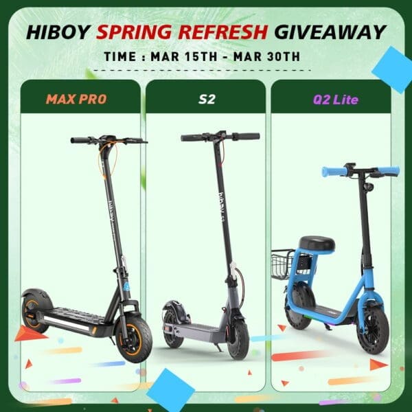WIN A Hiboy Electric Vehicle Bundle