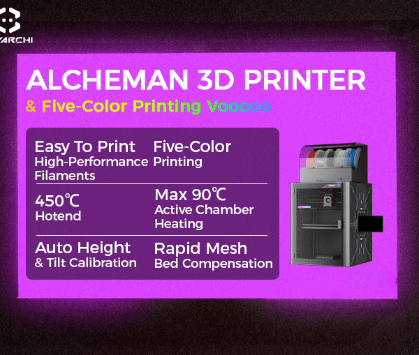 WIN A Alcheman 3D Printer And 5-Color Printing Vooooo, FPV Drones And More